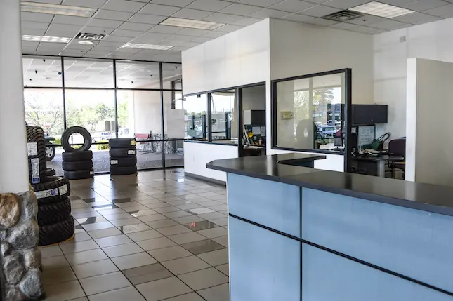 Tire showroom